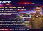 Pemkab Lampung Tengah Siapkan Rehab Gedung DPRD, Irvan Toga: Prioritaskan Keselamatan dan Kelayakan Fasilitas