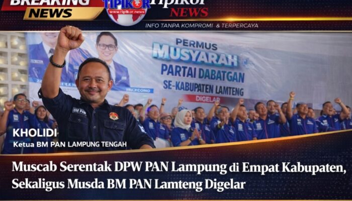 Gelombang Konsolidasi PAN di Lampung: Muscab Serentak Digelar, Mesin Partai Dipanaskan dari Bawah