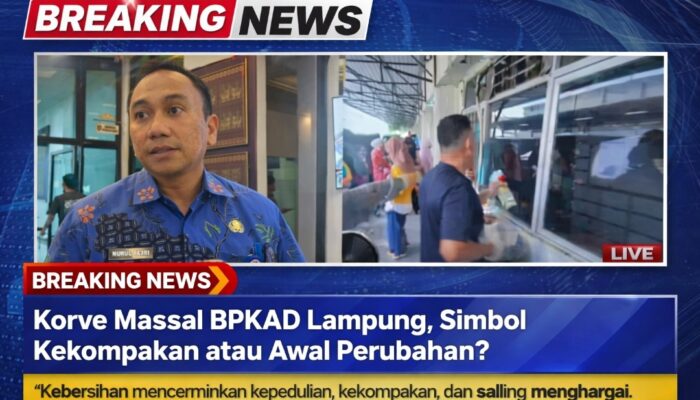 Korve Massal BPKAD Lampung, Simbol Kekompakan atau Awal Perubahan?