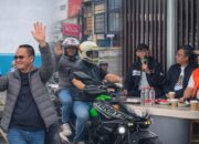 Jabat Tangan Ride Meriah di Bandar Lampung, Kepala Bapenda Gaungkan Keselamatan Berkendara dan Solidaritas Komunitas