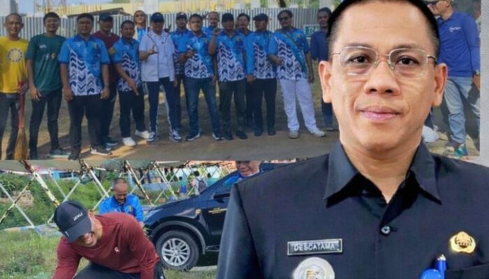 Sekretariat DPRD Lampung Ikut Serta dalam Kegiatan Korve di PKOR Way Halim