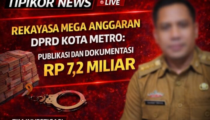 REKAYASA MEGA ANGGARAN DPRD KOTA METRO:  PUBLIKASI DAN DOKUMENTASI RP 7,2 MILIAR