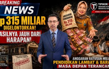 ANGGARAN RP 315 MILIAR HABIS, MUTU PENDIDIKAN DI LAMBAR JALAN DI TEMPAT?