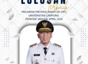 BPKAD Lampung Ucapkan Selamat kepada Gubernur Lampung sebagai Lulusan Terbaik PPI Unila