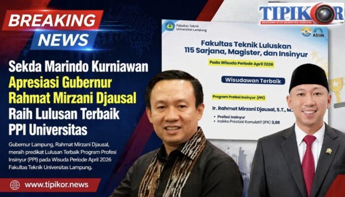 Sekda Marindo Kurniawan Apresiasi Gubernur Rahmat Mirzani Djausal Raih Lulusan Terbaik PPI Universitas