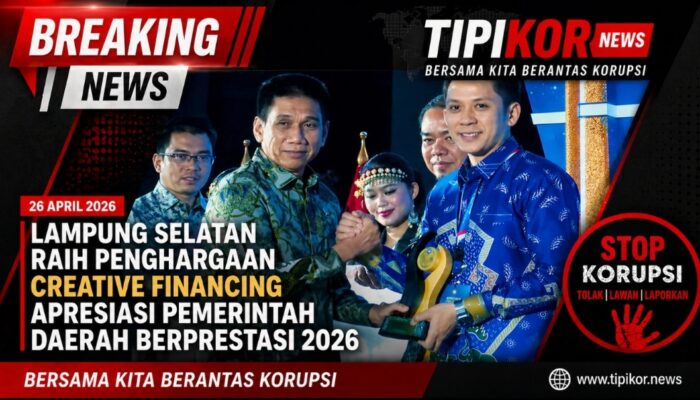 Lampung Selatan Raih Penghargaan Creative Financing pada Apresiasi Pemerintah Daerah Berprestasi 2026