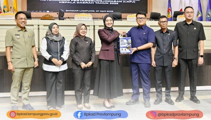 DPRD Lampung Gelar Rapat Paripurna LKPJ 2025