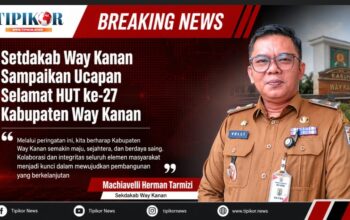 Setdakab Way Kanan Sampaikan Ucapan Selamat HUT ke-27 Kabupaten Way Kanan