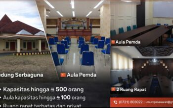 Butuh tempat acara RESMI, NYAMAN, dan TERJANGKAU? Pemkab Pesawaran Hadirkan Sewa Gedung dan Ruang Rapat Berkualitas
