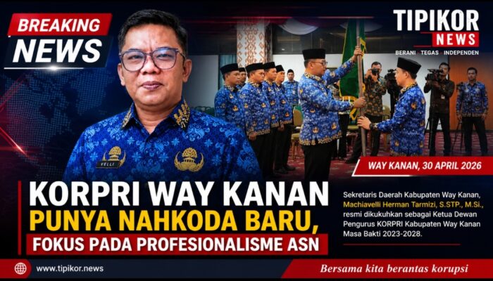 KORPRI Way Kanan Punya Nahkoda Baru, Fokus pada Profesionalisme ASN