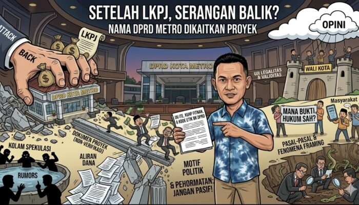 Setelah LKPJ Disorot, Muncul Serangan Balik? Nama DPRD Metro Dikaitkan Proye