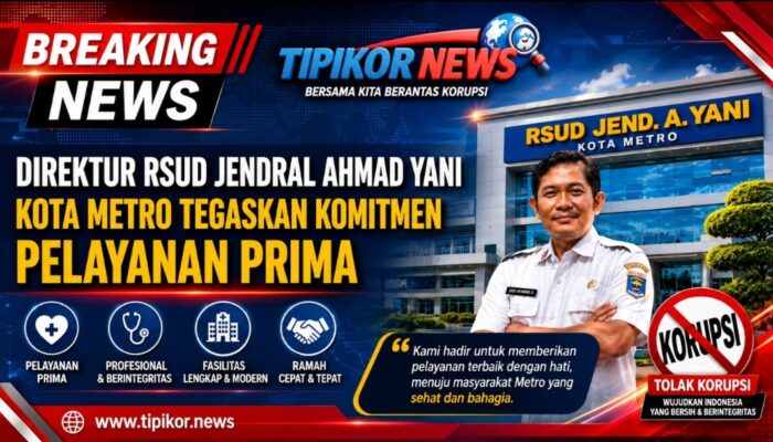 Direktur RSUD Jendral Ahmad Yani Kota Metro Tegaskan Komitmen Pelayanan Prima