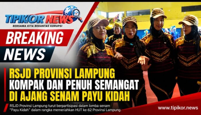 RSJD Provinsi Lampung Kompak dan Penuh Semangat di Ajang Senam Payu Kidah