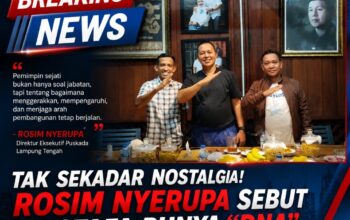 Tak Sekadar Nostalgia! Rosim Nyerupa Sebut Mustafa Punya “DNA” Pemimpin Kuat