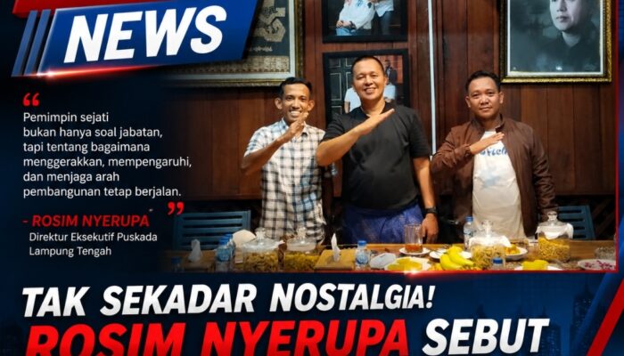 Tak Sekadar Nostalgia! Rosim Nyerupa Sebut Mustafa Punya “DNA” Pemimpin Kuat