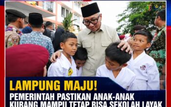 Lampung Maju! Pemerintah Pastikan Anak-anak Kurang Mampu Tetap Bisa Sekolah Layak