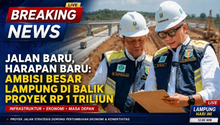 Jalan Baru, Harapan Baru: Ambisi Besar Lampung di Balik Proyek Rp 1 Triliun