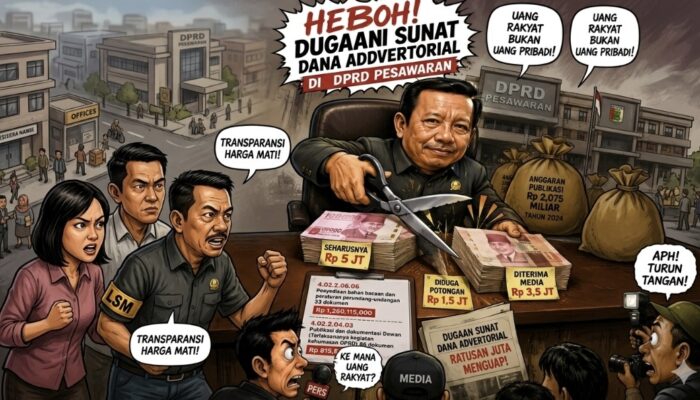 Heboh Dugaan Sunat Dana Advertorial di DPRD Pesawaran, Aparat Diminta Turun Tangan