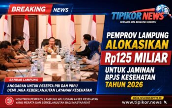 Pemprov Lampung Alokasikan Rp125 Miliar untuk Jaminan BPJS Kesehatan Tahun 2026