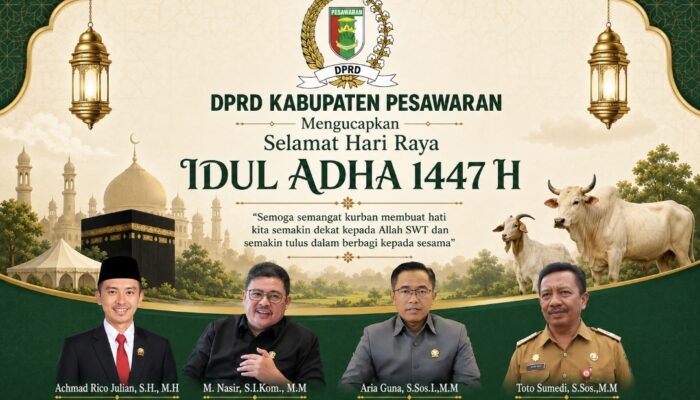 DPRD Pesawaran Ucapkan Selamat Hari Raya Idul Adha 1447 H