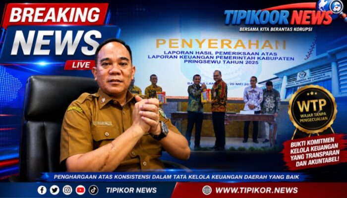 Keren! Pringsewu Kembali Raih WTP, Kini Sudah 11 Tahun Tanpa Putus