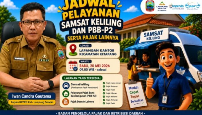 Bayar Pajak Kini Lebih Mudah! BPPRD Lamsel Gelar Pelayanan Keliling di Ketapang