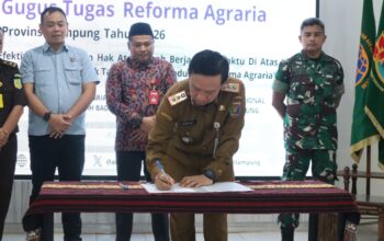 Kolaborasi Multisektoral Diperkuat, Lampung Wujudkan Reforma Agraria untuk Kesejahteraan Rakyat