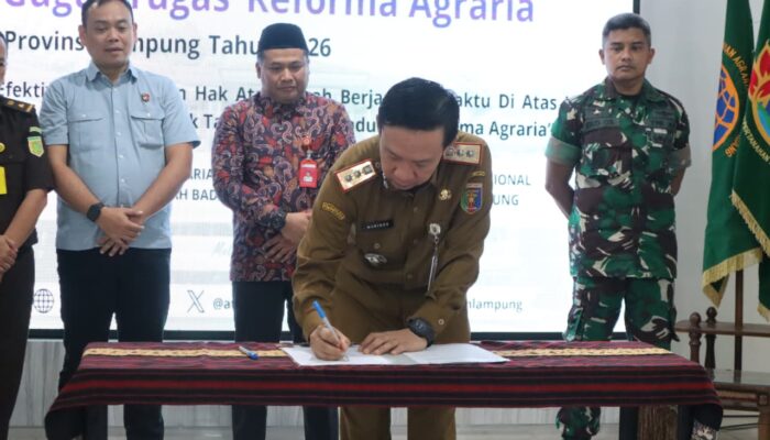 Kolaborasi Multisektoral Diperkuat, Lampung Wujudkan Reforma Agraria untuk Kesejahteraan Rakyat
