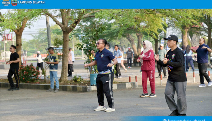 Ratusan ASN Lampung Selatan Ikuti Senam Bersama, Perkuat Kebugaran dan Semangat Pelayanan Publik