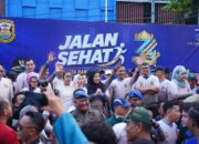Wali Kota Bandar Lampung Eva Dwiana Ajak Warga Hidup Sehat Lewat Jalan Sehat HUT ke-344 Bandar Lampung
