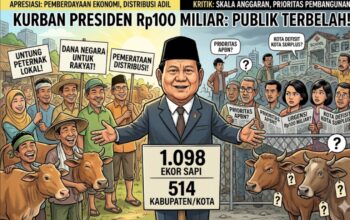 Kurban Presiden Tembus Rp100 Miliar, Publik Terbelah Antara Apresiasi dan Kritik