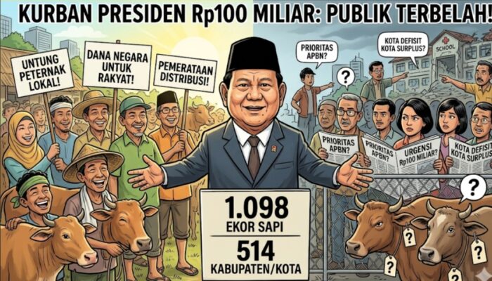 Kurban Presiden Tembus Rp100 Miliar, Publik Terbelah Antara Apresiasi dan Kritik