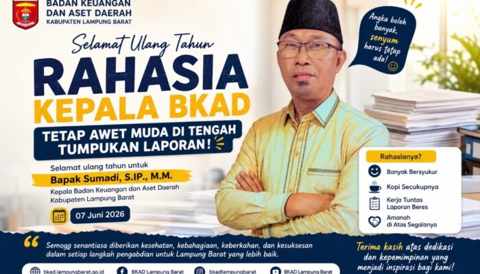 Rahasia Kepala BKAD Lambar Tetap Awet Muda di Tengah Tumpukan Laporan!