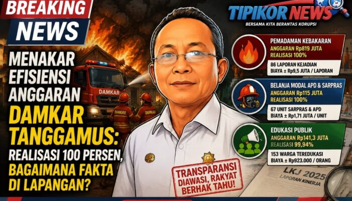 Menakar Efisiensi Anggaran Damkar Tanggamus: Realisasi 100 Persen, Bagaimana Fakta di Lapangan?