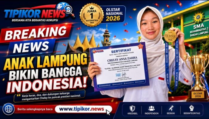 Prestasi Membanggakan! Lampung Kembali Cetak Juara 1 Olimpiade Matematika Nasional OLSTAR 2026