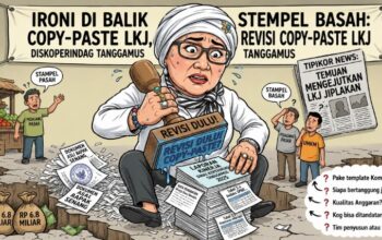 Ironi Dibalik Cap Stempel Basah Kepala Dinas Koperindag Tanggamus