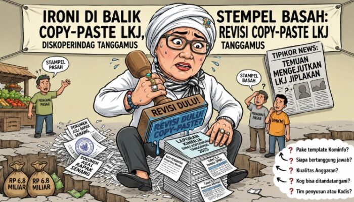 Ironi Dibalik Cap Stempel Basah Kepala Dinas Koperindag Tanggamus