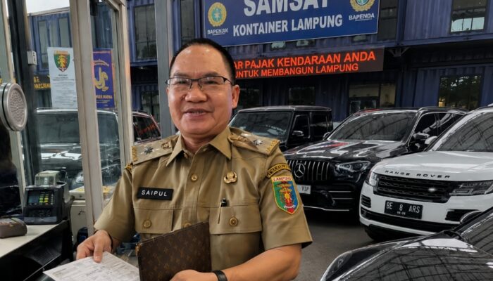 Kini Lebih Mudah Bayar Pajak Kendaraan, Samsat Kontainer Resmi Beroperasi di Terminal Sukaraja