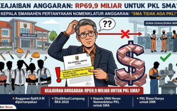 Kepala SMA Negeri Pertanyakan Anggaran Rp69,9 Miliar untuk Biaya PKL: “Kalau SMA Tidak Ada PKL”