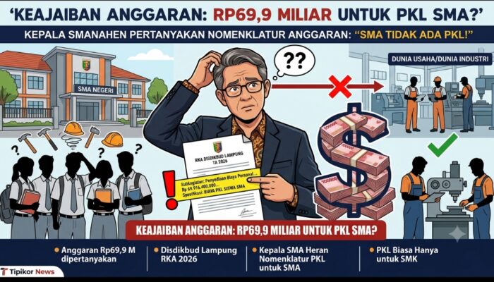 Kepala SMA Negeri Pertanyakan Anggaran Rp69,9 Miliar untuk Biaya PKL: “Kalau SMA Tidak Ada PKL”