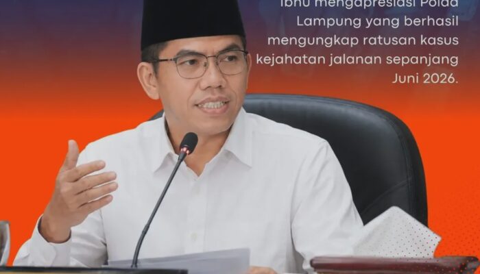 DPRD Lampung Dorong Raperda Keamanan Pengguna Jalan, Apresiasi Keberhasilan Polda Ungkap 212 Pelaku Kejahatan Jalanan
