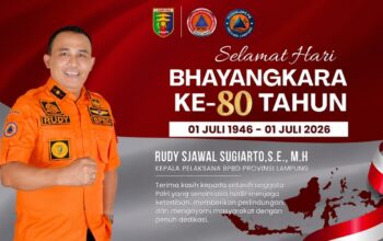 Hari Bhayangkara ke-80: BPBD Lampung Apresiasi Dedikasi Polri dan Perkuat Sinergi Forkopimda